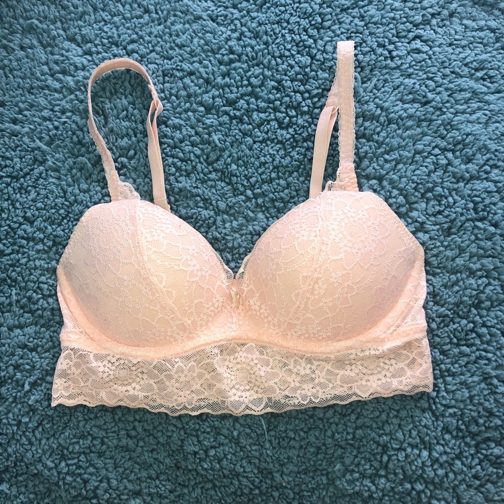 PINK lace Bralette